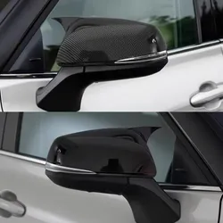 For Toyota RAV4 RAV 4 XA50 2019 2020 2021 2022 2023 Side Door Rearview Mirror Caps Cover Trim ABS Chrome Sticker Car Accessories