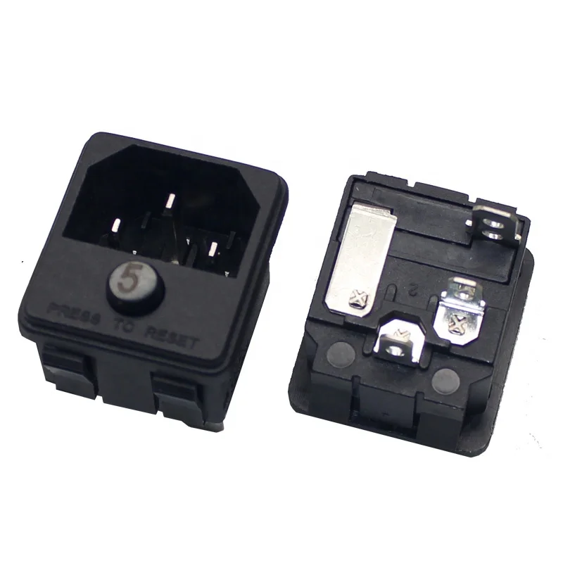 KUOYUH 88D Series 5A Plug overload protectors button switch miniature circuit breakers