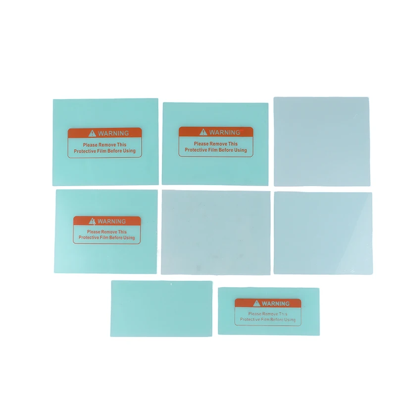 Plaque de protection en plastique (PC), 5 pièces/ensemble, couvercle, assombrissement automatique, masque de soudage, protection de soudage, remplacement du filtre en verre
