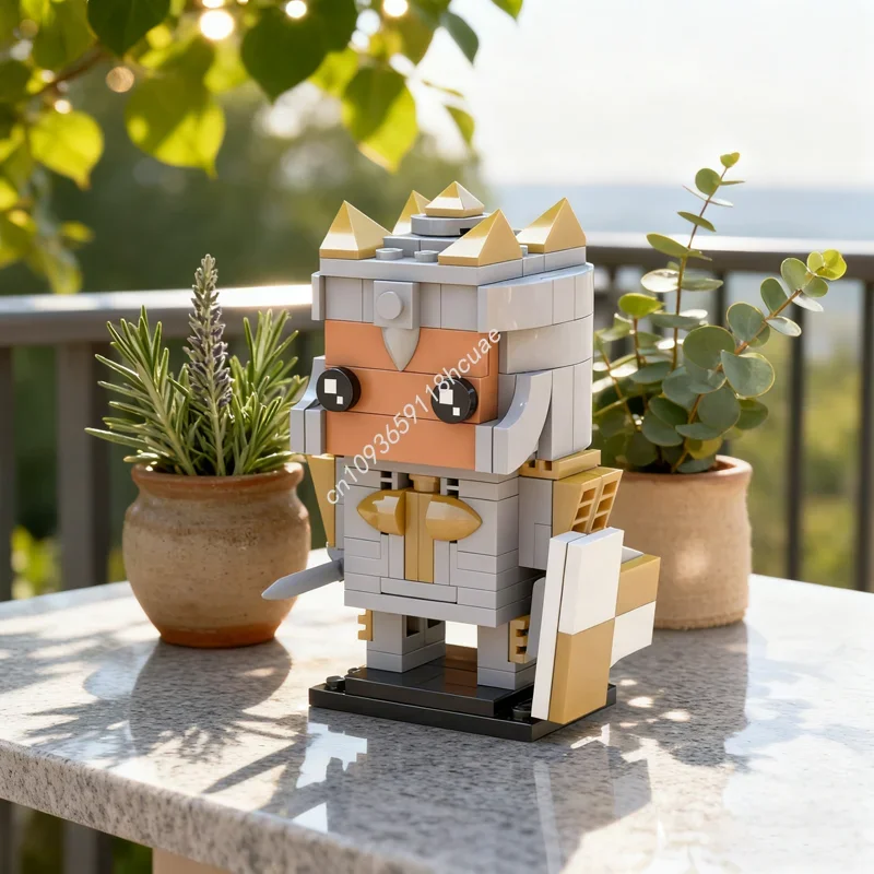 132pcs MOC Paladin Diablo II Brickheadz Model Building Blocks Architecture Assembly DIY Creative Idea Display Brick Gift Holiday