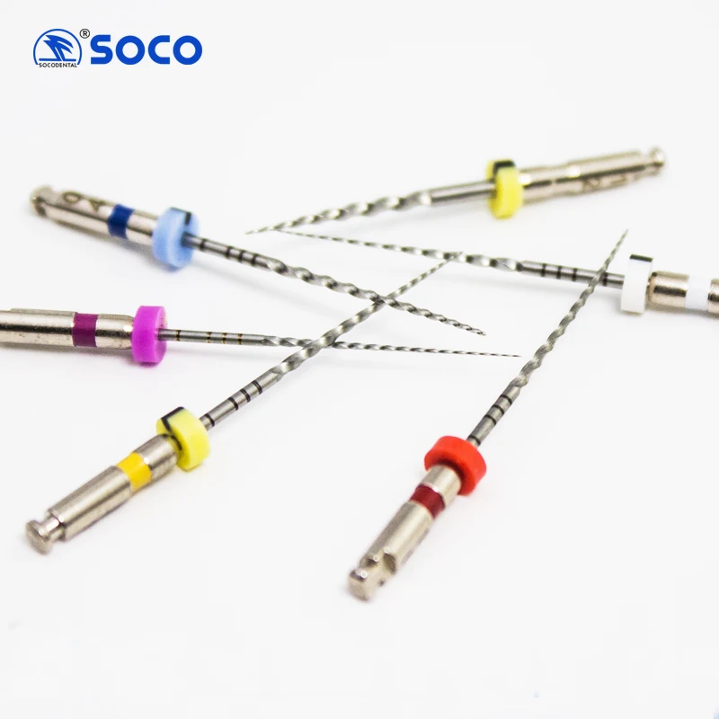 6Pcs/Box SOCO PLUS SC Plus Activated Root Canal File Dentist Tools Endodontic Files Dental Rotary Files Dental Materials