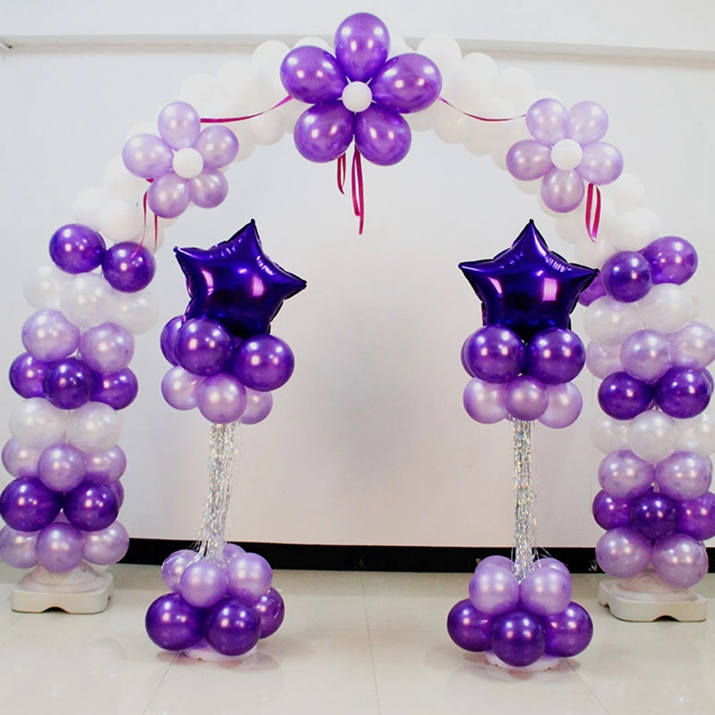 

3 Pcs Balloons Rack Arch Base Stands Frame Kit Wedding Backdrop Rod Child