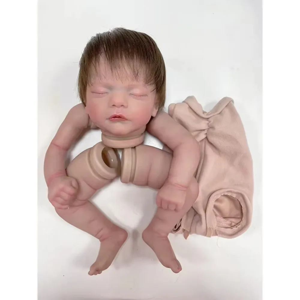 18inch Already Painted Kits Reborn Doll Parts Sam Soft Vinyl 3D Painted Skin with Visible Veins Diy Doll Kit Muñeca Kit Reborn