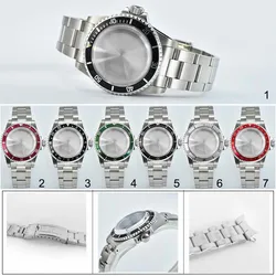 Boîtier et bracelet de montre rétro, boîtier en acier inoxydable S2, partie modifiée du mouvement, verre acrylique, accessoires de montre, 39.5mm, NH34, NH35, NH36