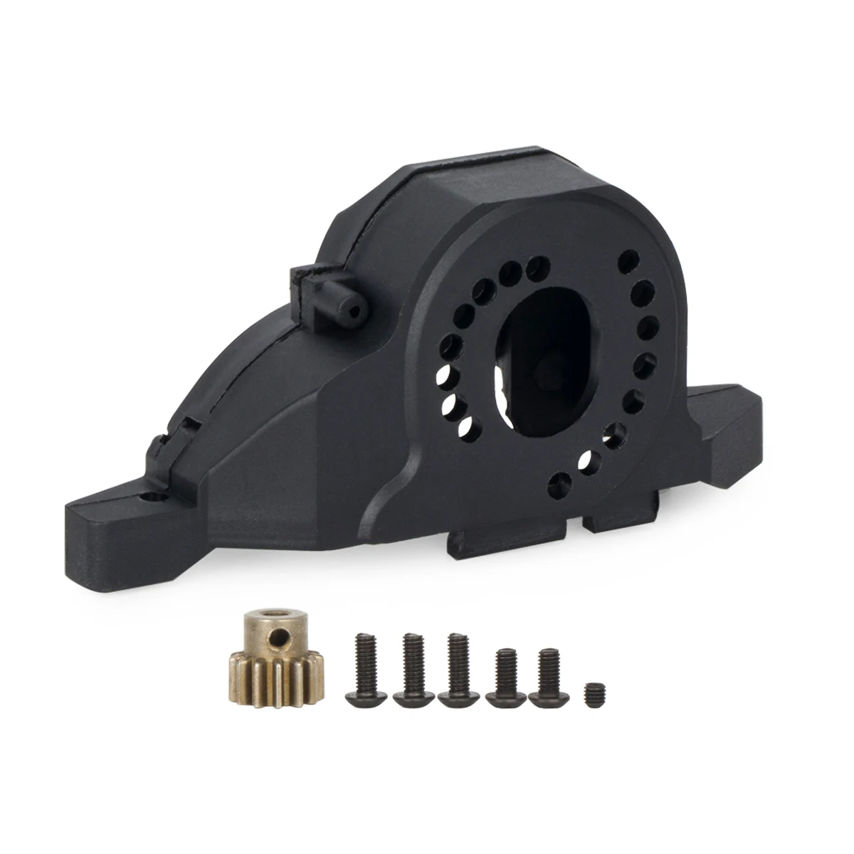 علبة تروس بلاستيكية مزدوجة السرعة مع تروس داخلية ناقل الحركة ومؤازرة لأجزاء ترقية السيارة الزاحفة RC 1/10 TRX4 TRX6