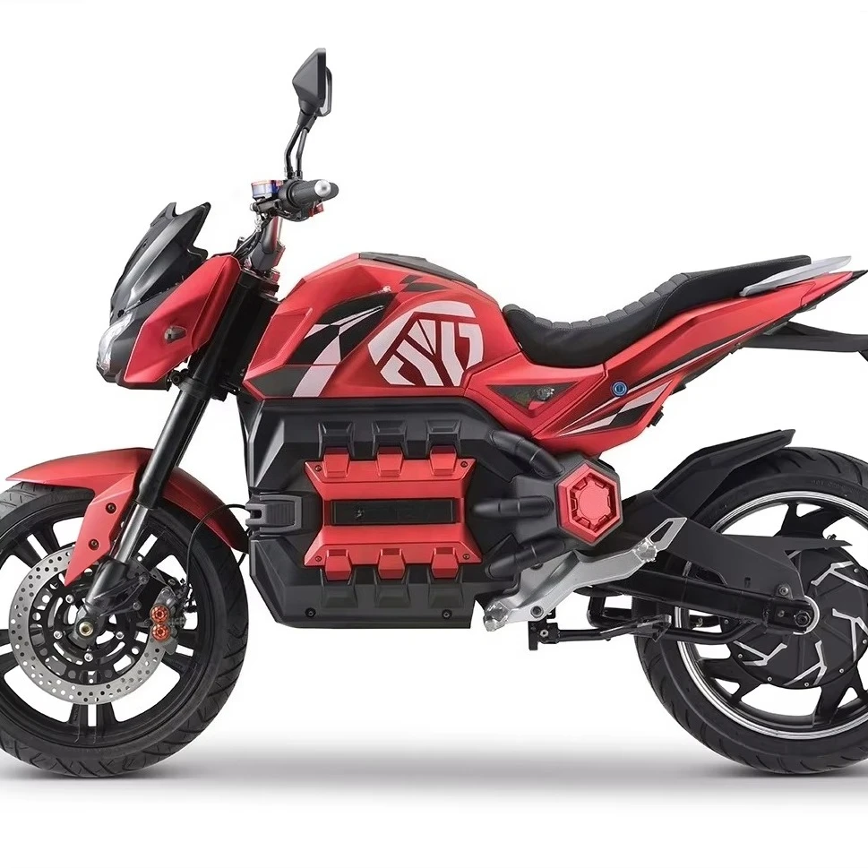 bssTaiyi Automotive Latest Design Electric Racing and Tourist Motorcycle Scooter E-Odin 6000W 72V 100AH Maximum Speed 100 km/h