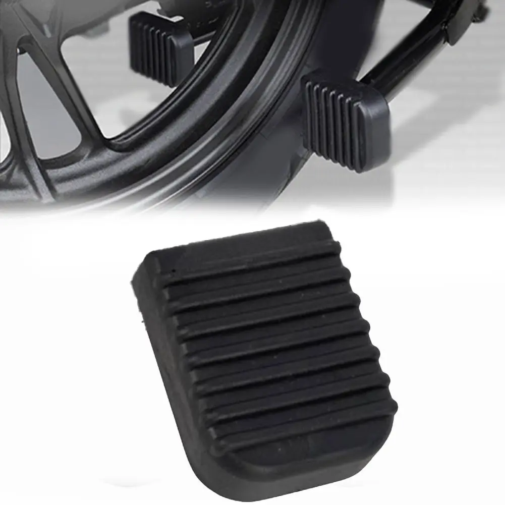 1Pc Motorcycle Stand Pad Kickstand Rubber Support Plate Outdoor Parking Motorbike Foot Side Stand Base Kickstand Holder Pad