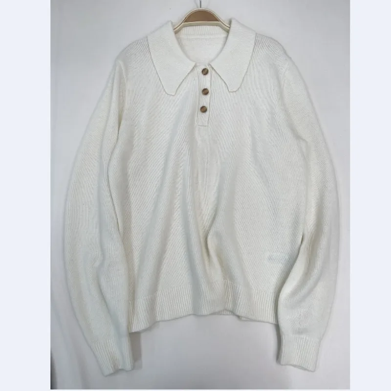 Early Spring Skin-friendly Long-sleeved Temperament Commuting Fashion Simple Knitted Cashmere Sweater