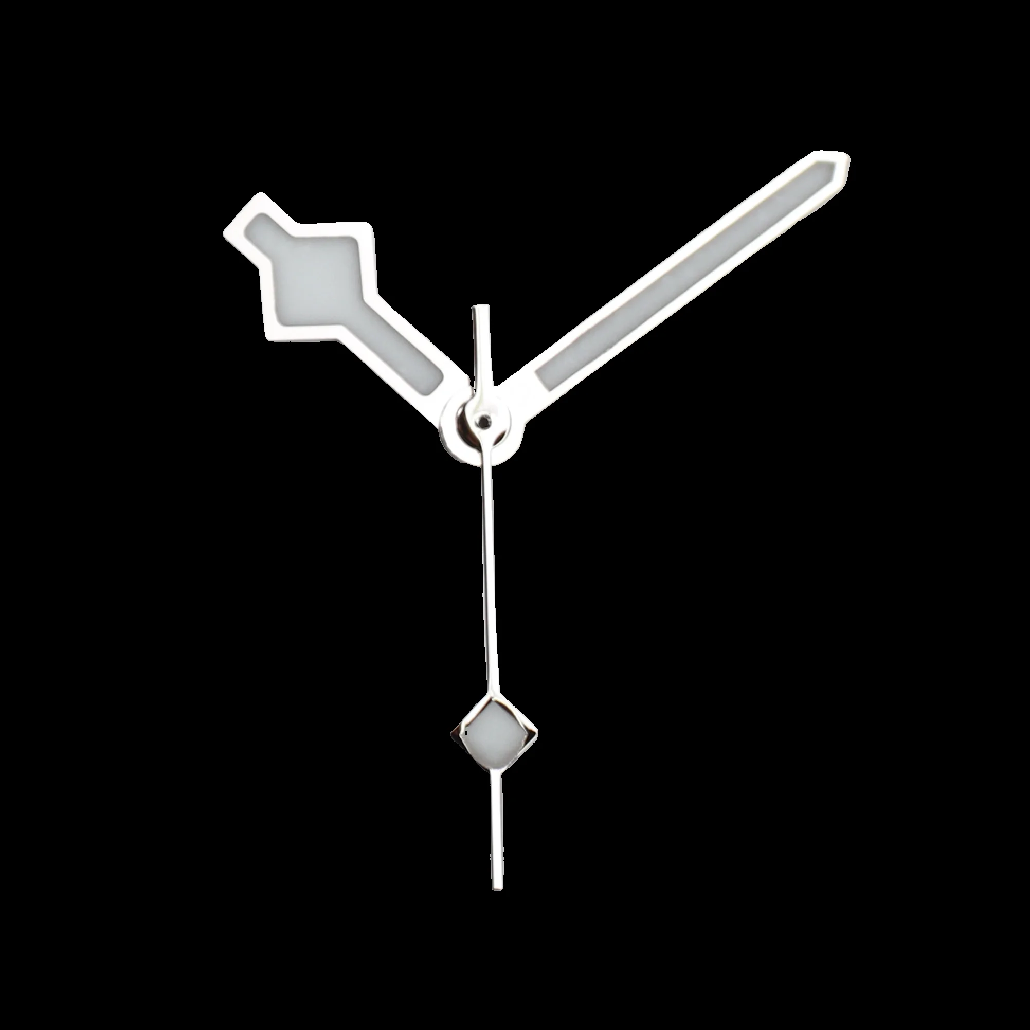 ساعة يد ذهبية فضية مصقولة عالية الجودة C3 Bgw9 أخضر أزرق مشرق مضيئة لحركة Nh35 Nh36 NH34 Skx تعديل اليد