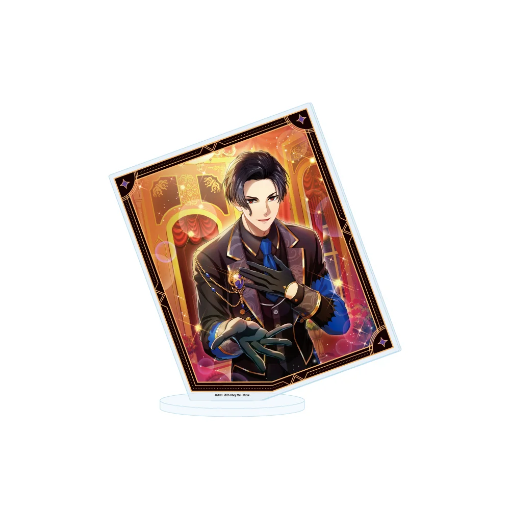 Obey Me! Nightbringer Lucifer Mammon Leviathan Satan Asmodeus Beelzebub HD Acrylic Stand Acrylic Keychain Desktop Decor Gifts