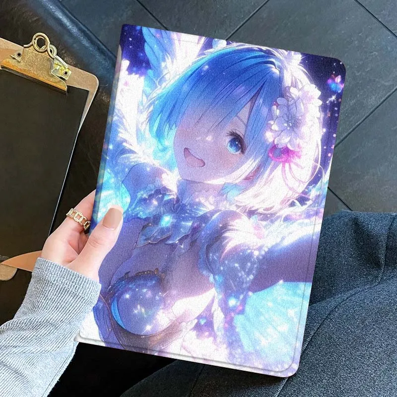 

Rem Anime Beautiful Sparkling For Xiaoxin Lenovo Pad Tab K10 K11 M10 P12 P11 Pro GT Gen2 Plus Legion Y700 Y900 12.1 Tablet Case