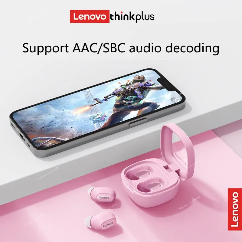 Lenovo-auriculares inalámbricos XT62 con Bluetooth 5,3, cascos deportivos HiFi con reducción de ruido y micrófono, Control táctil, TWS, originales