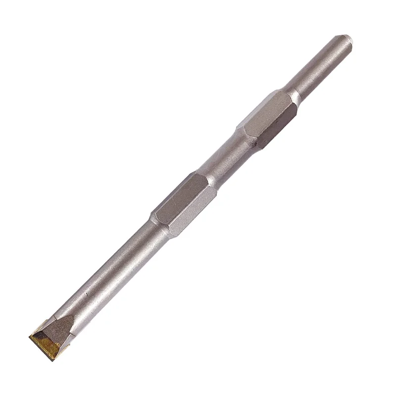 

Hexagonal alloy chisel for water and electricity installation chiseling concrete hard pickaxe and drill superhard drill bit