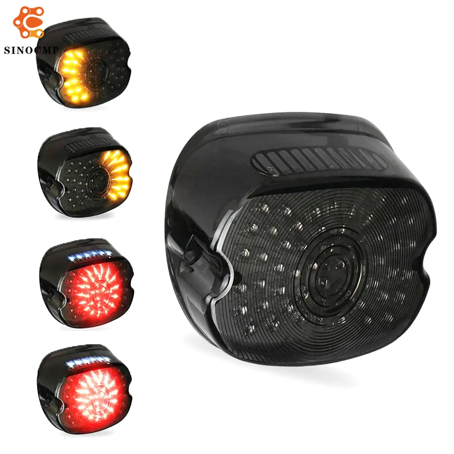 

Motorcycle LED Brake Rear Tail Light Turn Signal 12V For Harley Touring Dyna Sportster Low Rider FXDL Motorcycle Spare Parts