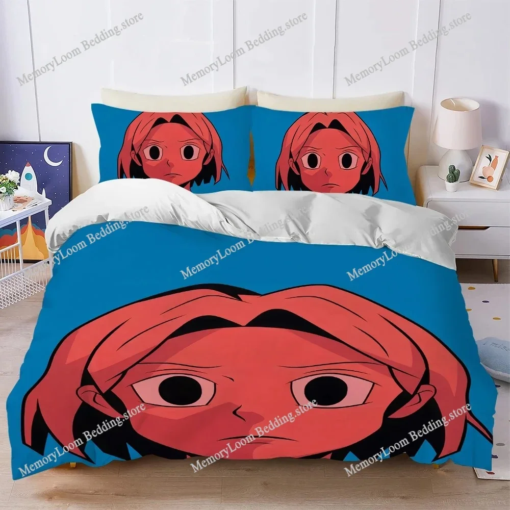 

Art Cartoon Aokizy Duvet Cover Set Home Style Bedding Soft Laundry Cotton Bed Four Seasons Student Dormitory Home Textileextile9