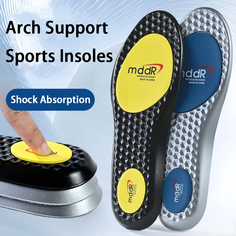 Orthotic Arch Support Sports Insoles Shock Absorption Comfort Cushion Inserts Reduce Foot Fatigue For Walking Running Trainers