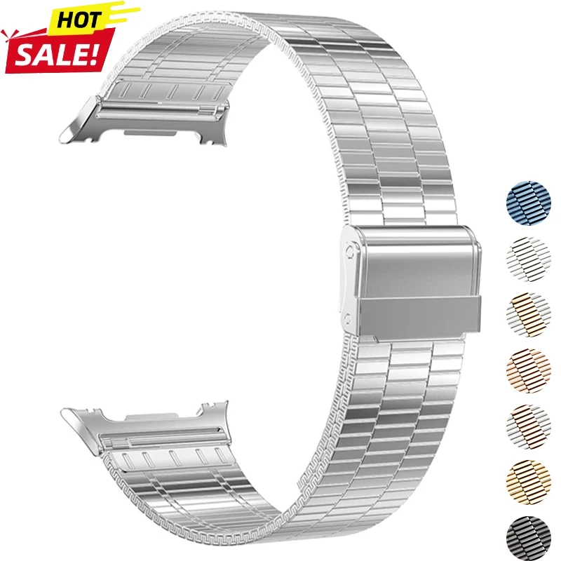 Metal Bracelet for Samsung Galaxy Watch 8 44/40mm Stainless Steel Watchband for Samsung Galaxy Watch 8 Classic 46mm Strap Correa