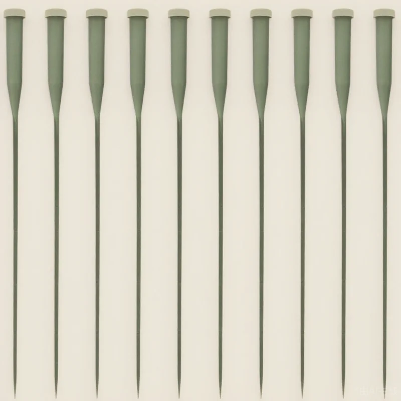 

50pcs Flower Tubes for Arrangement Green Color Plastic Vials Nutrition Store Delivery Gardening Supplies