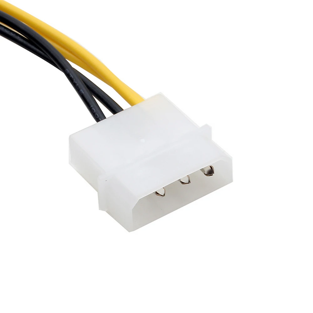 4Pin Cpu Voeding Naar Ide Poort Verlengsnoer Kabel Desktop 4 Pin Atx 12V P4 Macht Man molex Male Connector Kabel 20Cm