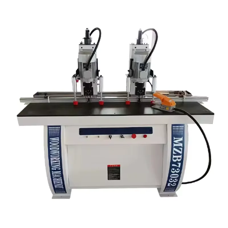 Double Head Door Cabinet Furniture Hinge Boring Machine Woodworking Machinery With Engine Core Hinge Drilling Machine