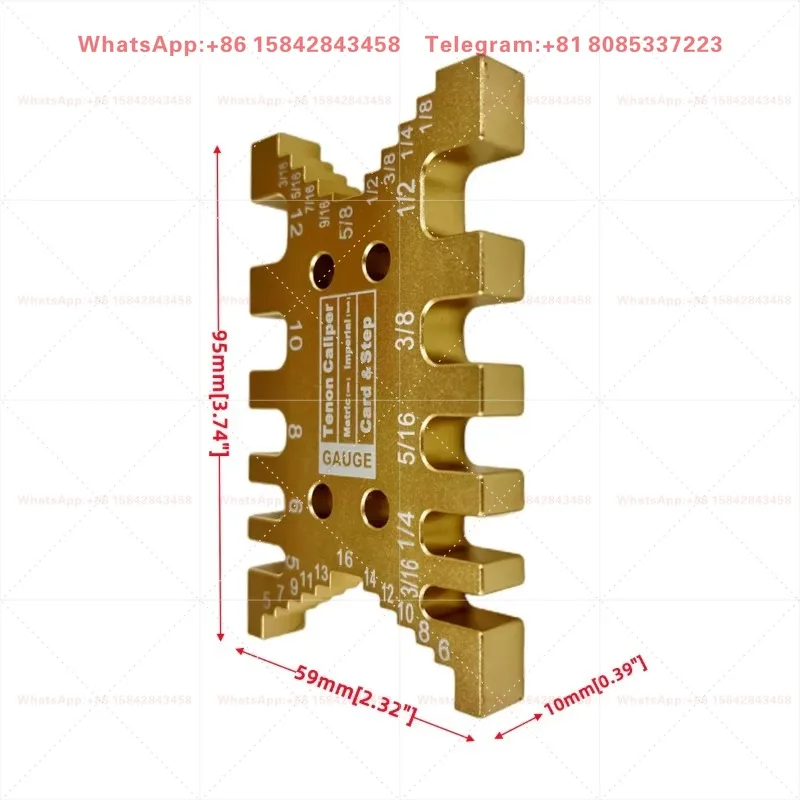 Woodworking Mortise Gauge with Push Handle Backing Auxiliary Tool for  Marking
