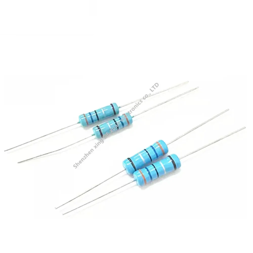 

500PCS Metal Film Resistor 1/2W 0.5W 1% 10 12 15 18 20 22 24 27 30 33 36 39 43 47 51 56 62 68 75 82 91 R E Ohm