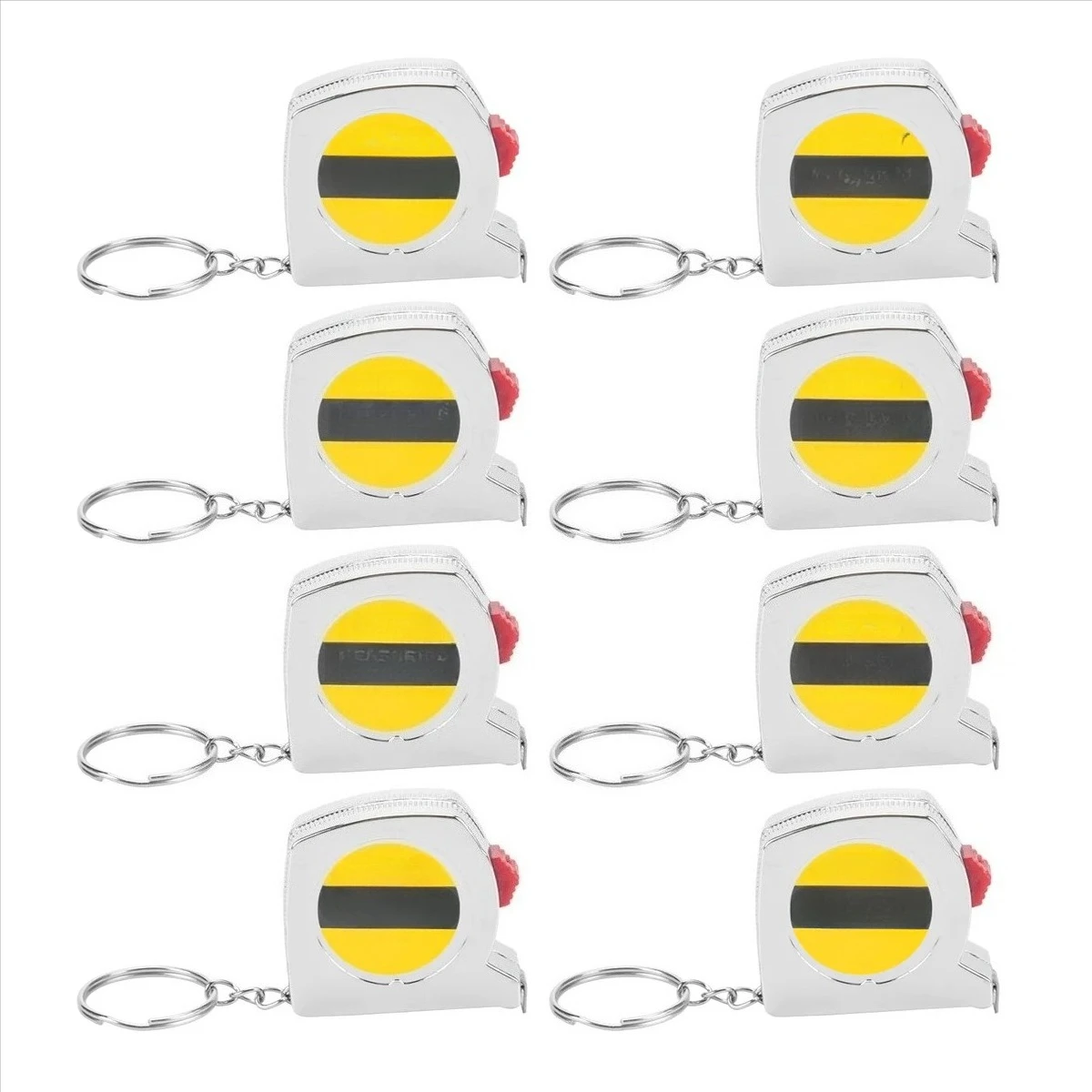 50Pcs Retractable Keychain Tape Measure Pocket Size for Adults Kids