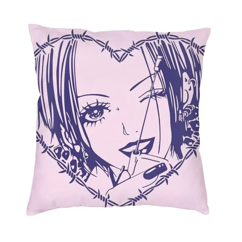 Nana Osaki Barbed Wire Heart Spread Modern Pillow Cover Home Decorative Cushions for Sofa