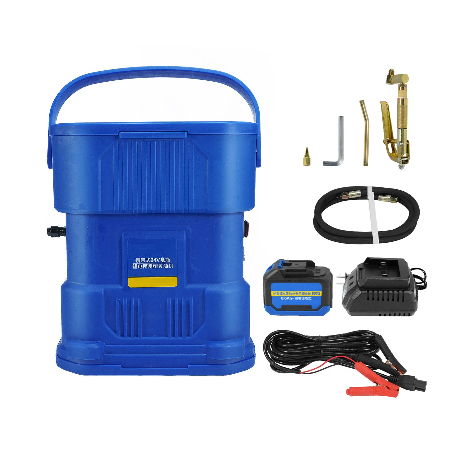 

Portable Power Electric Hand Oil Grease Guns Injection for Lubrications Heavy Duty Cordless Battery Grease Gun