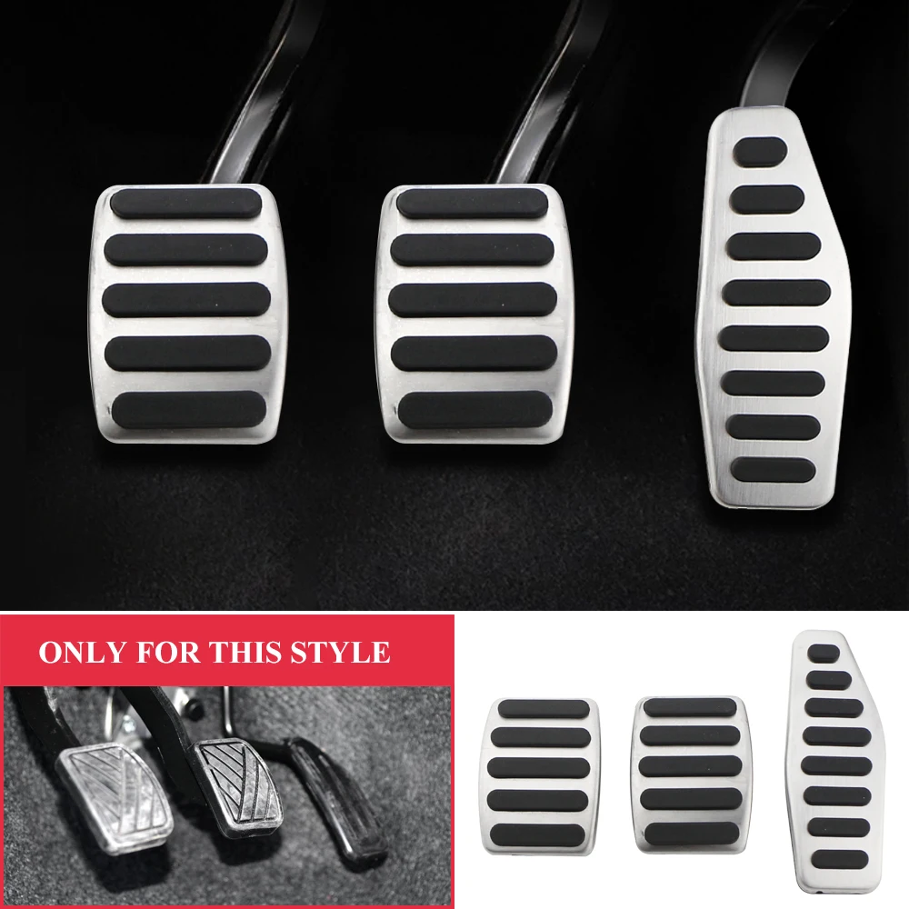 Auto pedal auflagen für suzuki jimny jb74 jb64 2019 2020 2021 2022 bei mt Gas brems pedale decken Teile Edelstahl zubehör ab – Detail 4