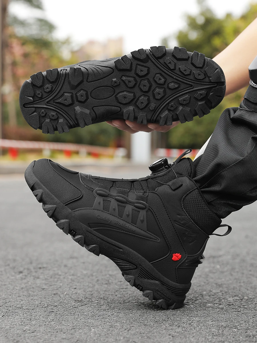 

Мужские мотоциклетные водонепроницаемые ботинки для езды на открытом воздухе с высоким берцем для путешествий на мотоцикле, гоночные ботинки Spor, повседневные ботинки на низком каблуке