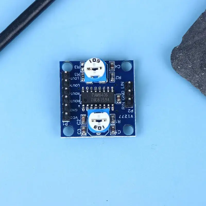 1/3 قطعة 5Wx2 PAM8406 مضخم رقمي وحدة مجلس D مكبر للصوت مجلس ستيريو وحدة صوت مع حجم الجهد #1