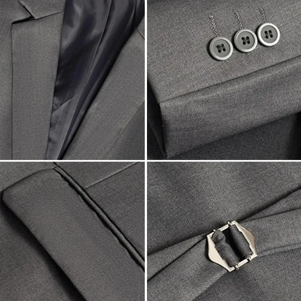 

V Neck Men's Suits Vest Casual Classic Formal Business Herringbone Slim Fit Waistcoat For Wedding Groomsmen