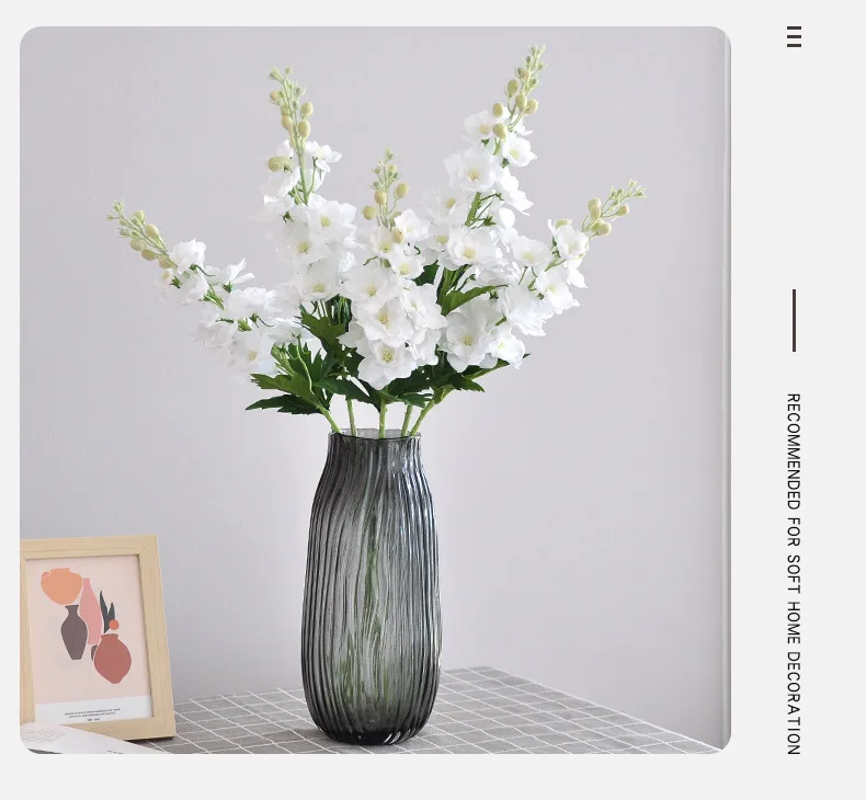 4 Stück/Set Feuchtigkeitsspendende Violette Kunstblumen für Heim- und Partydekoration, Tischdekoration für Hochzeitshintergrund, Blumenarrangement, Veilchen – Detail 16