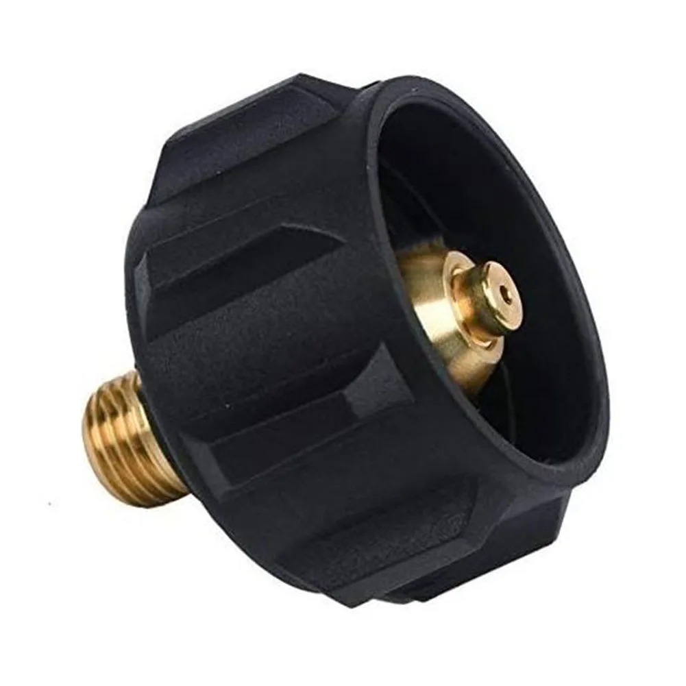 Propane Refill Adapter With Nut Regulator Valve Connector For Tank BBQ Camping Outdoor Cooking Heating Application