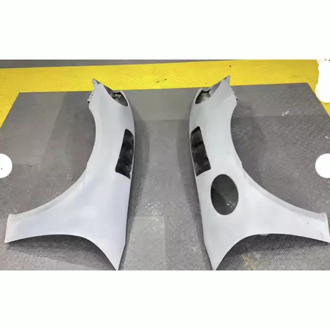 OEM Half Dry Carbon Fiber Front Fender Trims Custom Car Fenders for 718 Boxster GT4RS