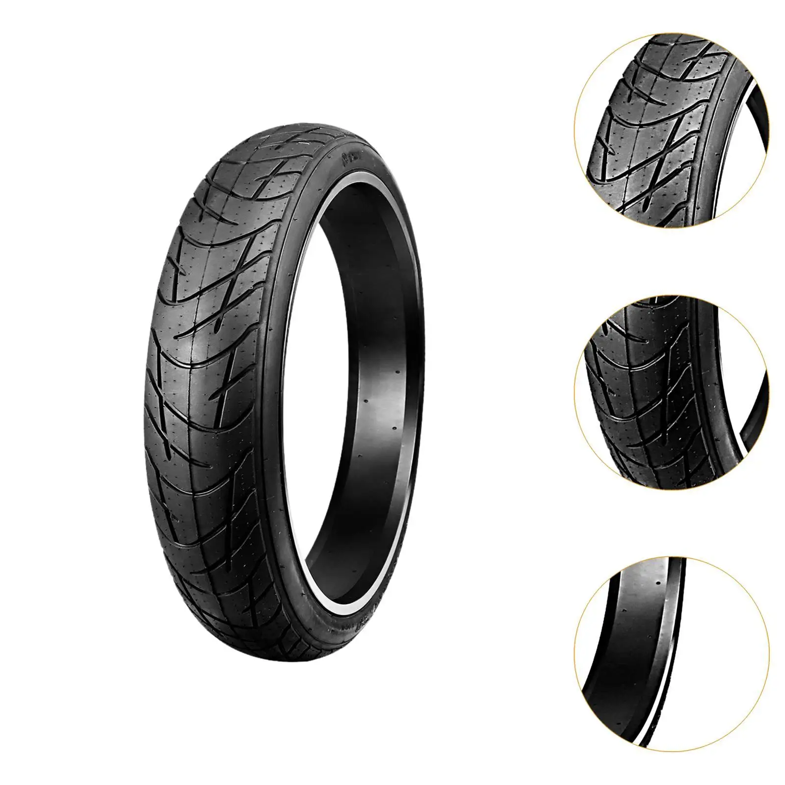 26 Inch Bicycle Tire Anti Puncture Snow Tire Fatbike Tubeless Rubber Wear Resistant for Off Road Mountain Bike Riding