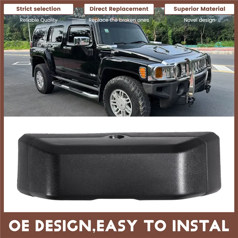 

N26R-Luggage Rack Cover Base For GM Hummer H3 2006-2010 Roof Rack Luggage Rack Bar Rail End Cover Base Shell Cap Trim