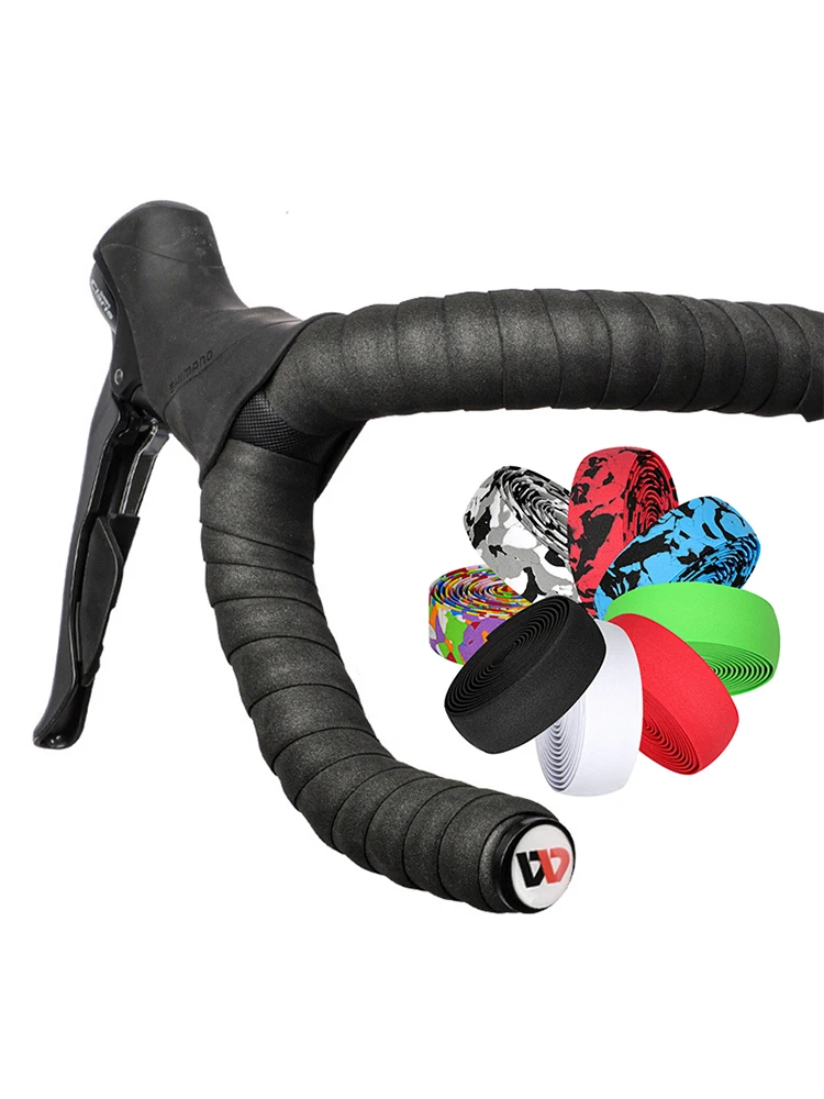 AliExpress Bicycle Handle Bar Tape Eva High Elasticity Soft Anti-vibration With Adhesive Backing Nonslip Road Mountain Bike Cycle Handleba