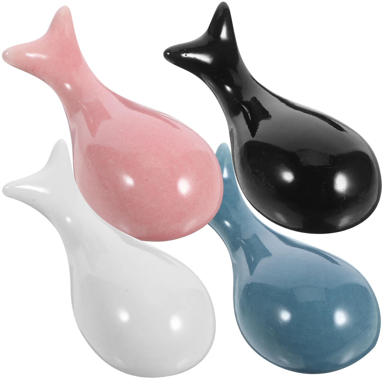 

4 Pcs Whale Chopstick Holder Japanese Chopsticks Rest Spoons Rests Holders Cute Stand