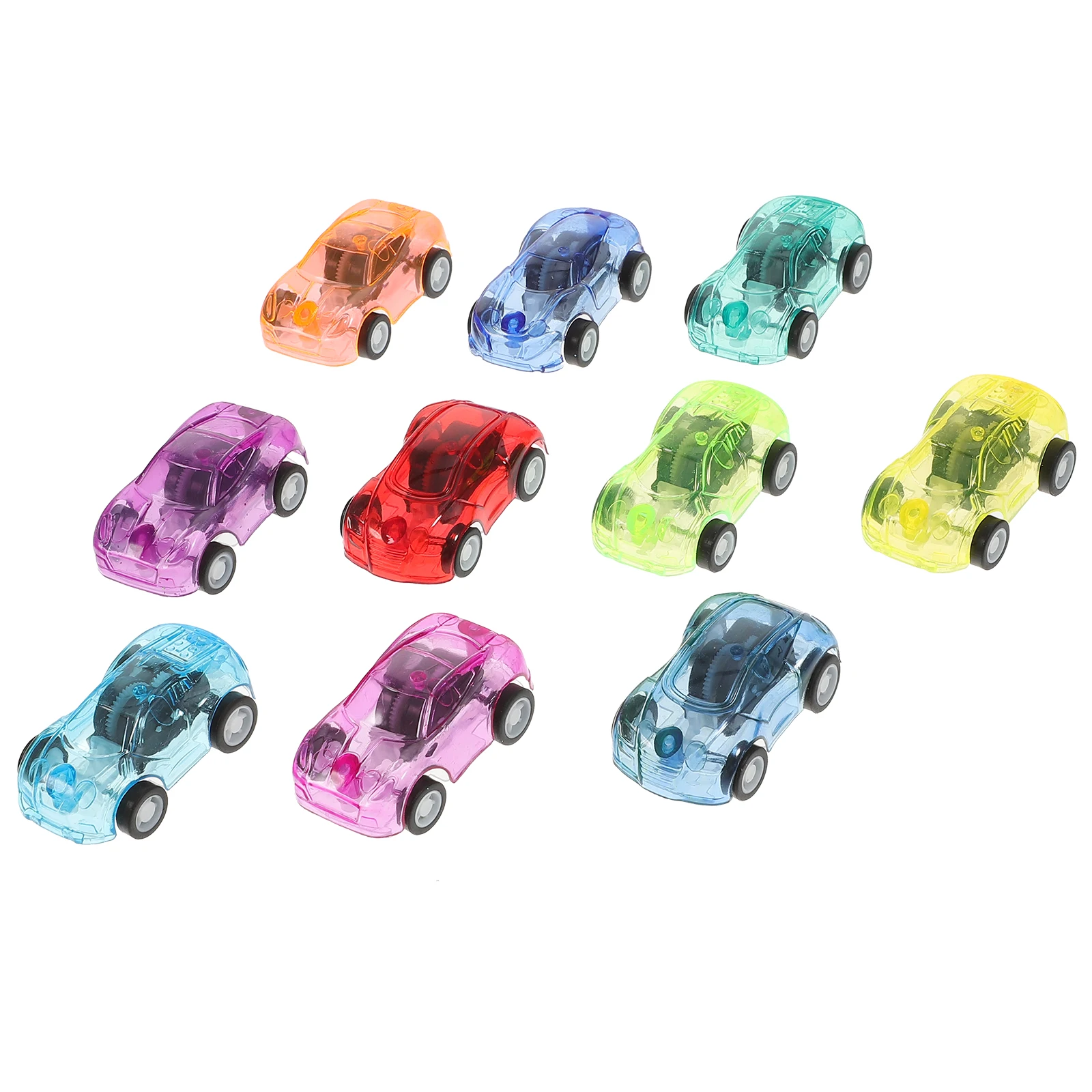 

30 pcs Pull Back Car Toys Mini Race Vehicles Tiny Boys Plastic Non Remote Control Playthings Gifts