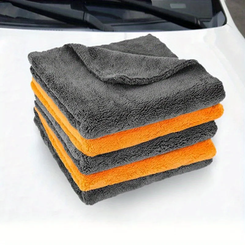 40X40cm Microfiber Towels Car Care Washing Thicken Towel Car Detailing Drying Cloth Cleaning Tool Auto Wash Accessories