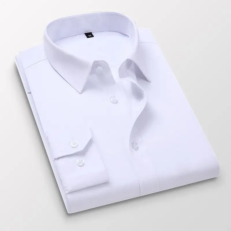 

Custom Suits, Shirts, Professional Attire, White Long-sleeved Workwear Uniforms, Men's and Women's Business Formal Shirts