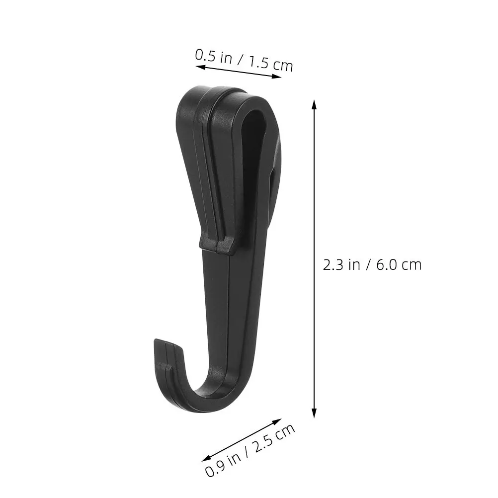 20Pcs Headlight Holder Clips Hook Hard Hat Light Mount Headlamp Clip for Secure Fit Hard Hat Light Clip