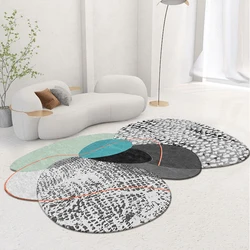 Alfombra ligera de lujo de forma Irregular, alfombras nórdicas para sala de estar, decoración Simple para dormitorio, mesita de noche, área grande, guardarropa, alfombras de estudio