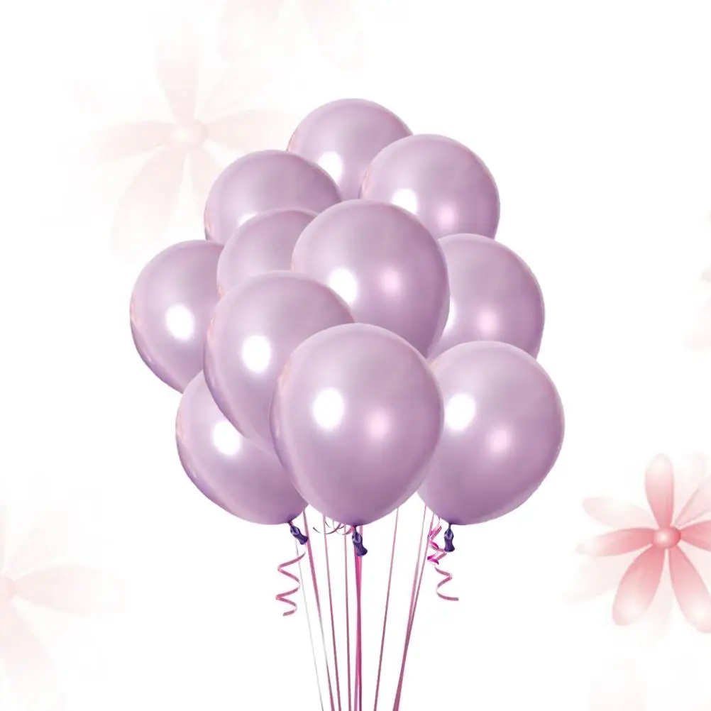 

20 Pcs Latex Balloons Safe Kids Air Water Party Decorations Bright Reusable Wall Door Window Ceiling Baby Shower