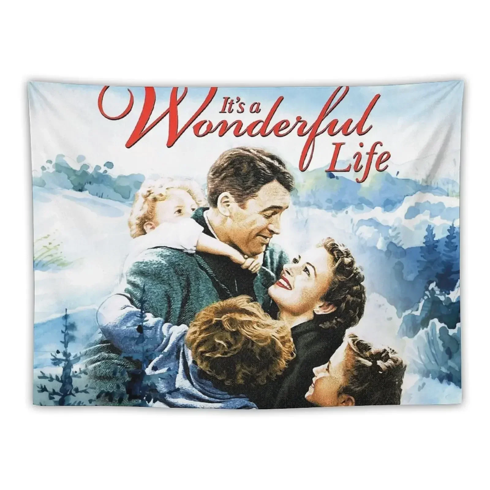 It's a Wonderful Life scene Tapestry Bedroom Decorations Wallpaper Tapestry