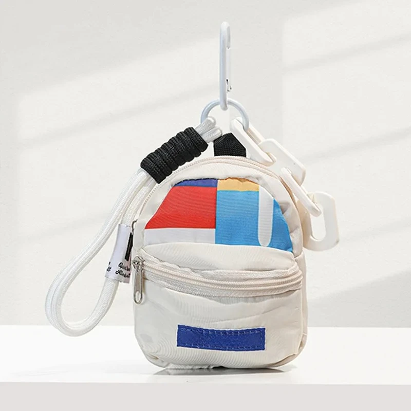 Fashion Mini Keys Organizer Bag Keychain Bagpack Hanging Decorations Bag Key Wallet Cellphone Decor Orgaments