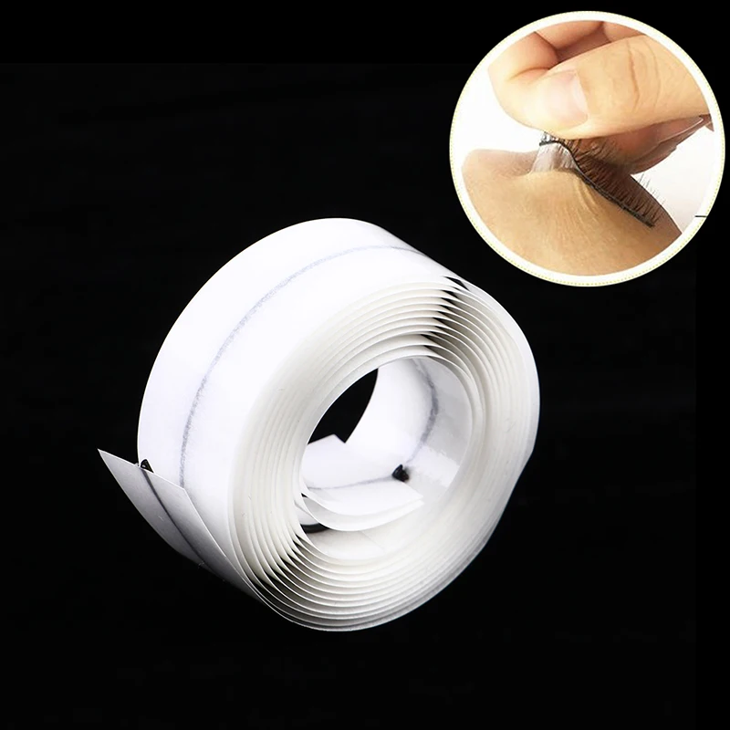 **1 Roll Reusable Self-Adhesive Glue-Free Eyelash Glue Strip False Eyelashes Makeup Self-Adhesive Eyelash Glue Strip