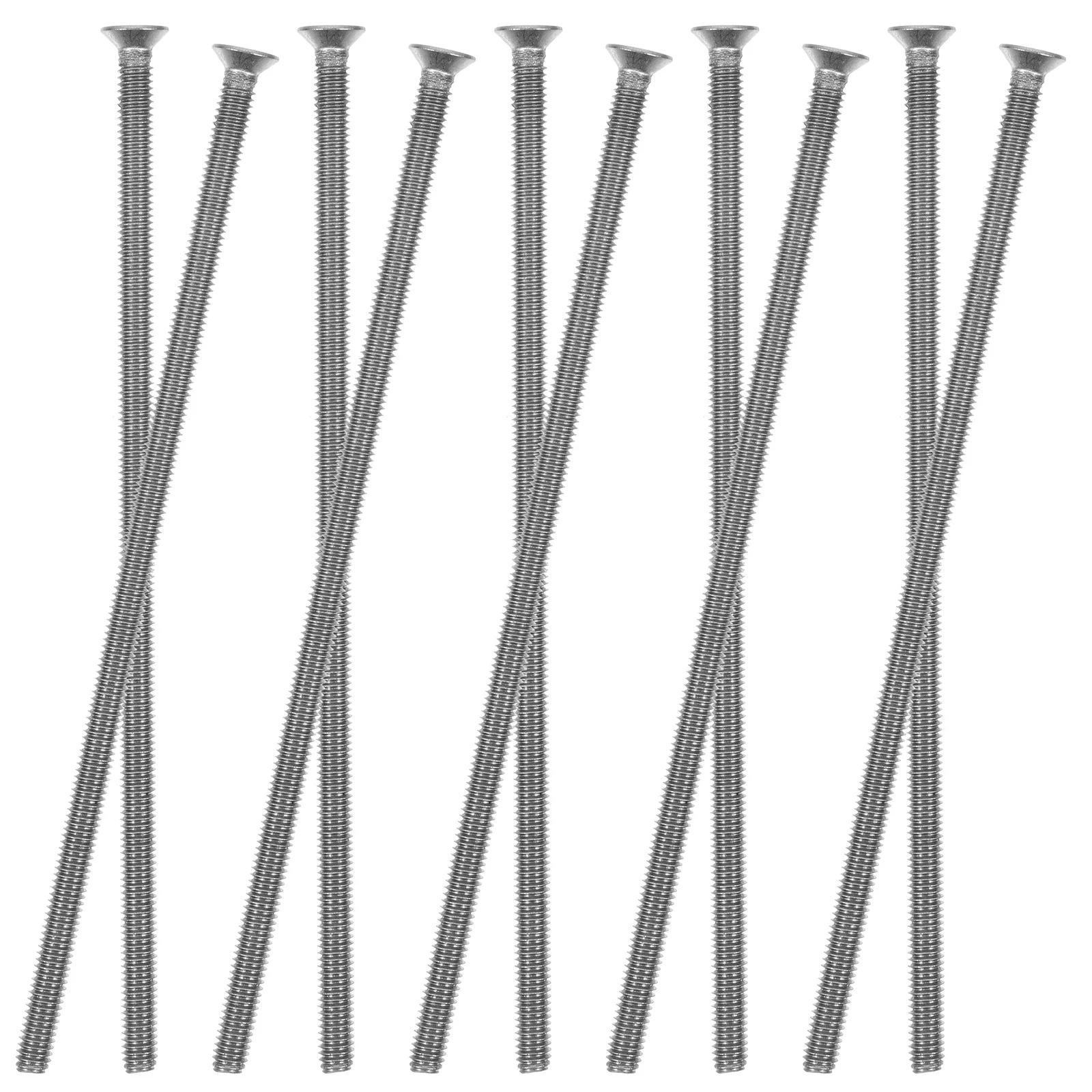 

10pcs M4x110 Extended Wall Plate Screws Stainless Steel Flat Head Long Electrical Outlet Cover Repair